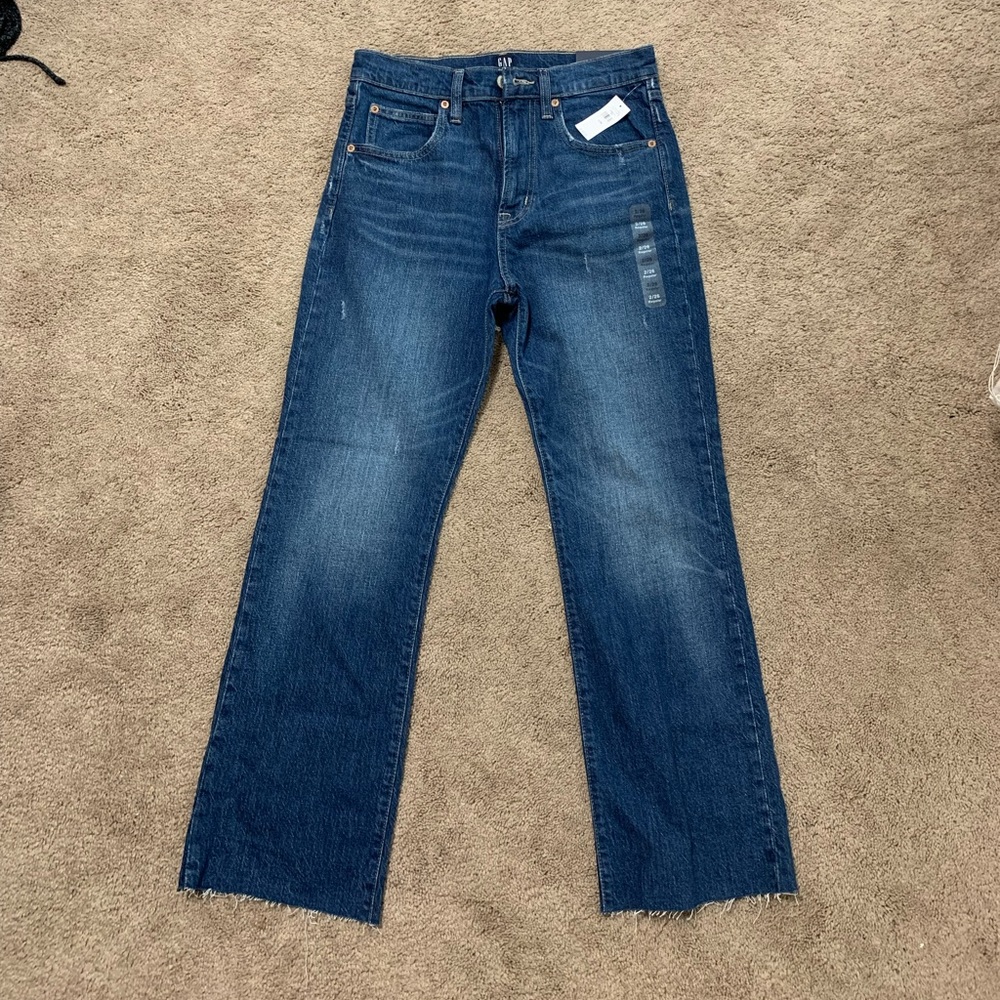 Gap high rise ankle flare jeans- brand new w tags